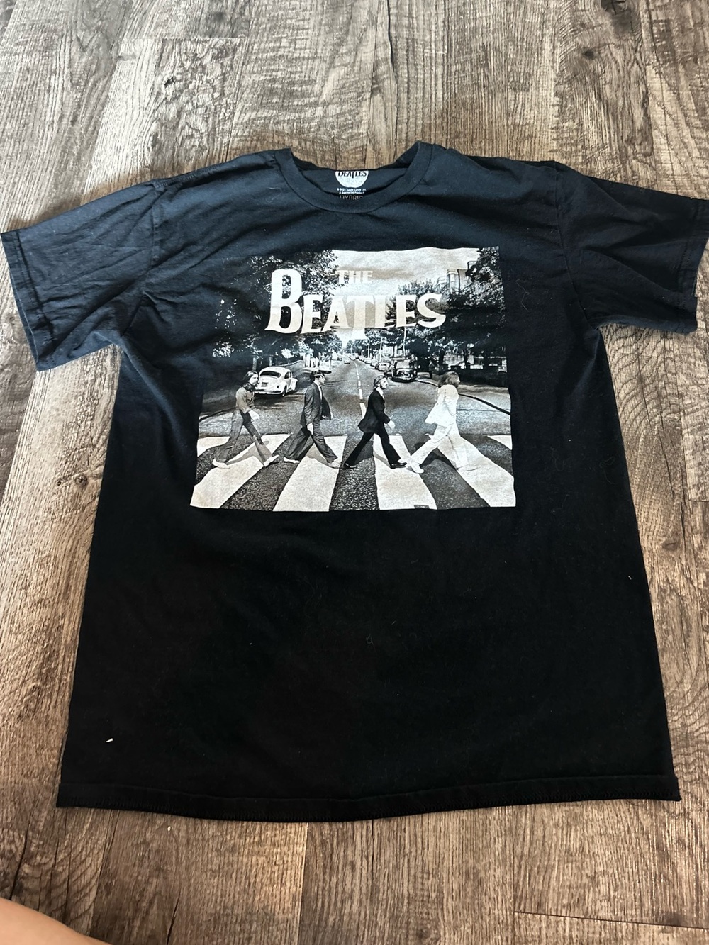 Hybrid Apparel Black Beatles Abbey Road Graphic Tee